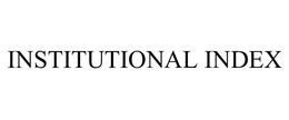 INSTITUTIONAL INDEX trademark