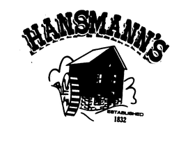 HANSMANN'S ESTABLISHED 1832 trademark