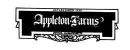 APPLETON FARMS ESTABLISHED 1638 IPSWICH, MASSACHUSETTS trademark