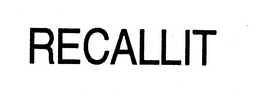 RECALLIT trademark