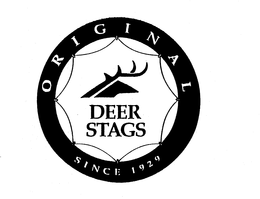 DEER STAGS ORIGINAL SINCE 1929 trademark