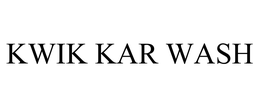 KWIK KAR WASH trademark