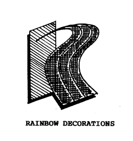 R RAINBOW DECORATIONS trademark