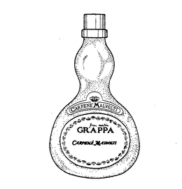 CARPENE' MALVOLTI FINA VECCHIA GRAPPA CARPENE' MALVOLTI trademark