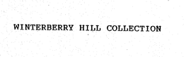 WINTERBERRY HILL COLLECTION trademark