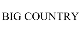 BIG COUNTRY trademark