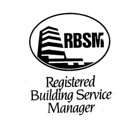 RBSM REGISTERED BUILDING SERVICE MANAGER trademark