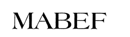 MABEF trademark