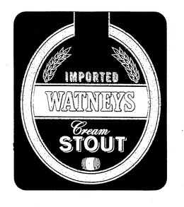 WATNEYS CREAM STOUT IMPORTED trademark