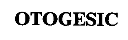 OTOGESIC trademark