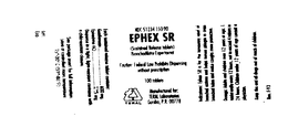 EPHEX SR trademark