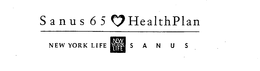 SANUS 65 HEALTHPLAN NEW YORK LIFE NEW YORK LIFE SANUS trademark