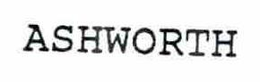 ASHWORTH trademark