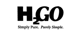 H2 GO SIMPLY PURE. PURELY SIMPLE. trademark