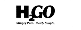 H2 GO SIMPLY PURE. PURELY SIMPLE. trademark
