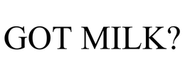 GOT MILK? trademark