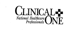 CLINICAL + ONE NATIONAL HEALTHCARE PROFESSIONALS trademark