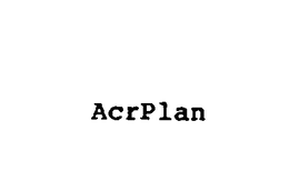 ACRPLAN trademark