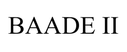 BAADE II trademark
