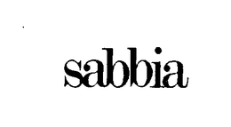 SABBIA trademark