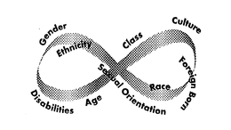 GENDER DISABILITIES ETHNICITY CLASS SEXUAL ORIENTATION AGE RACE CULTURE FOREIGN BORN trademark