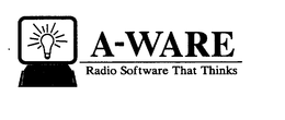 A-WARE RADIO SOFTWARE THAT THINKS trademark