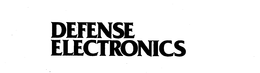 DEFENSE ELECTRONICS trademark