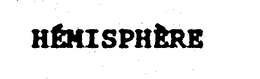 HEMISPHERE trademark