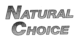 NATURAL CHOICE trademark