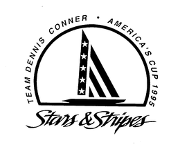 STARS & STRIPES TEAM DENNIS CONNER - AMERICA'S CUP 1995 trademark
