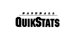 BASEBALL QUIKSTATS trademark