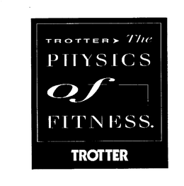 TROTTER THE PHYSICS OF FITNESS. TROTTER trademark