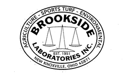 AGRICULTURE - SPORTS TURF - ENVIRONMENTAL NEW KNOXVILLE, OHIO 45871 BROOKSIDE LABORATORIES INC. trademark