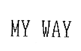 MY WAY trademark