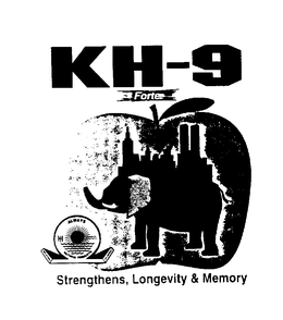 KH-9 FORTE STRENGTHENS, LONGEVITY & MEMORY trademark