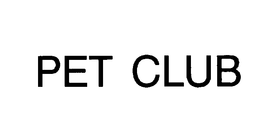 PET CLUB trademark