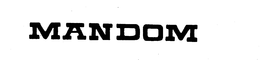 MANDOM trademark