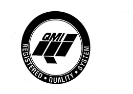 QMI REGISTERED QUALITY SYSTEM trademark