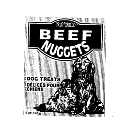 BEEF NUGGETS PET VALU DOG TREATS DELICES POUR CHIENS trademark