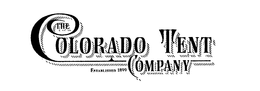 THE COLORADO TENT COMPANY ESTABLISHED 1899 trademark