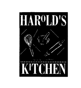 HAROLD'S KITCHEN QUALITY SINCE 1957 trademark