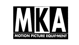 MKA MOTION PICTURE EQUIPMENT trademark