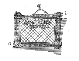 AND NOW HERE'S... trademark