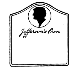JEFFERSON'S OWN trademark