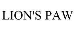 LION'S PAW trademark