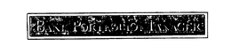 BANK PORTFOLIO MANAGER trademark