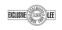 EXCLUSIVE LEE SINCE 1889 trademark