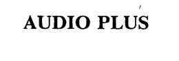 AUDIO PLUS trademark