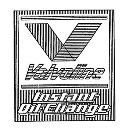 V VALVOLINE INSTANT OIL CHANGE trademark
