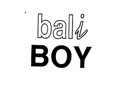 BALI BOY trademark
